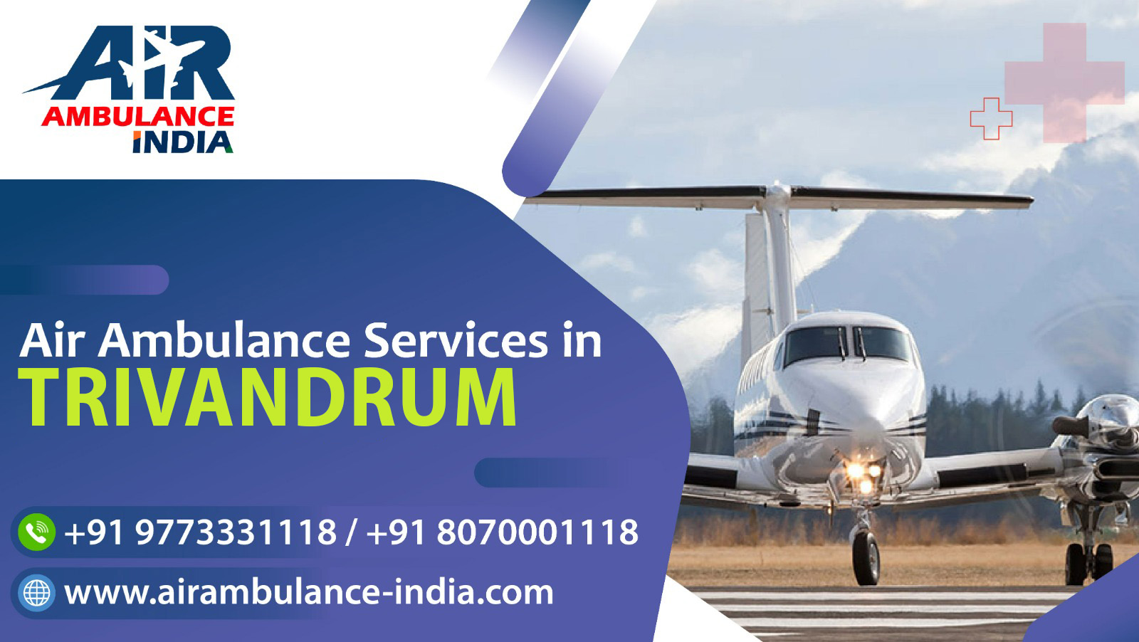Air ambulance Services in Trivandrum